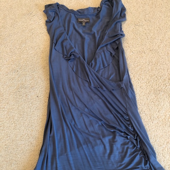 Market & Spruce Maternity Ruffle Tank Top - Picture 2 of 4